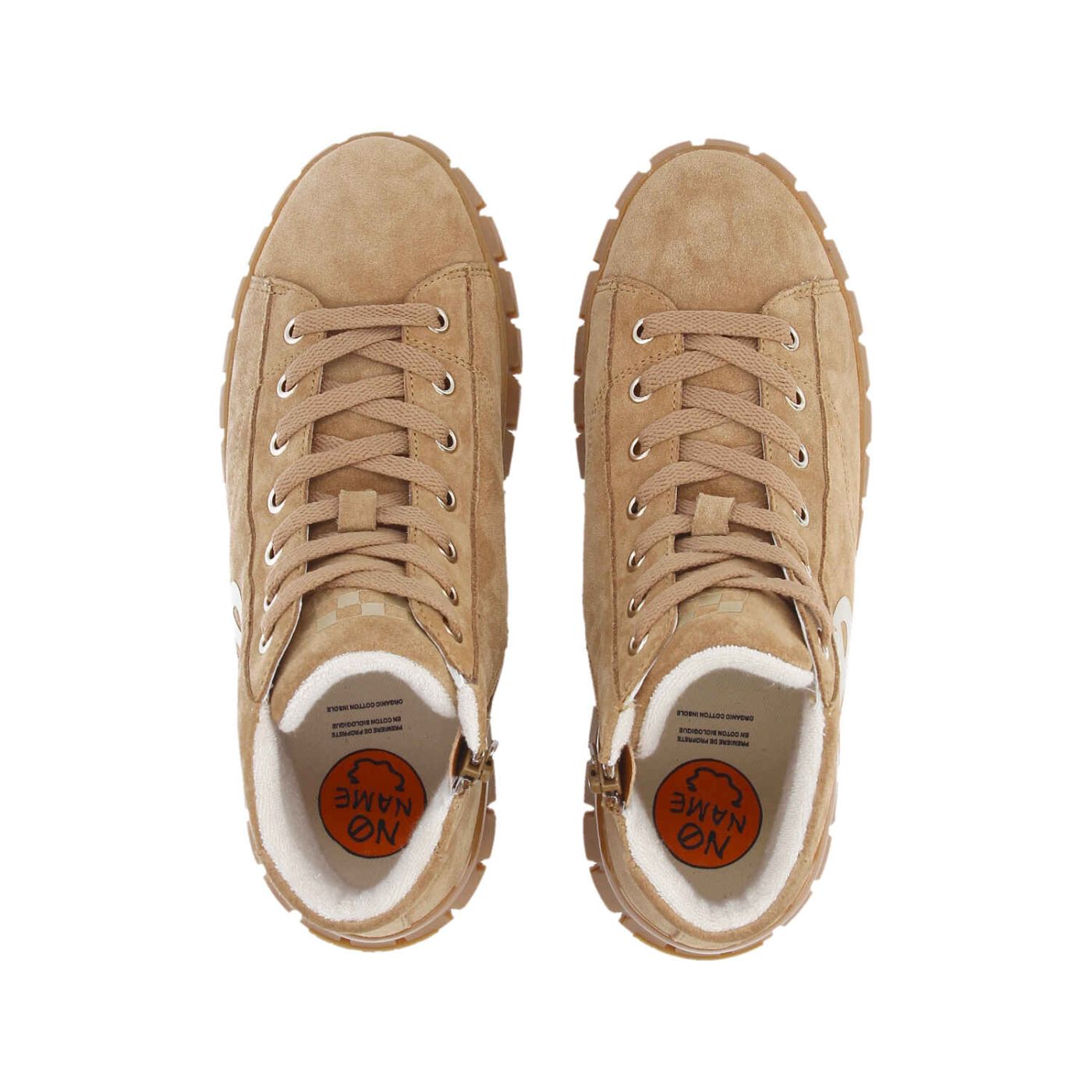 PLAY MID  -  SUEDE/PRINT  - NOCCIOLA/DORATO